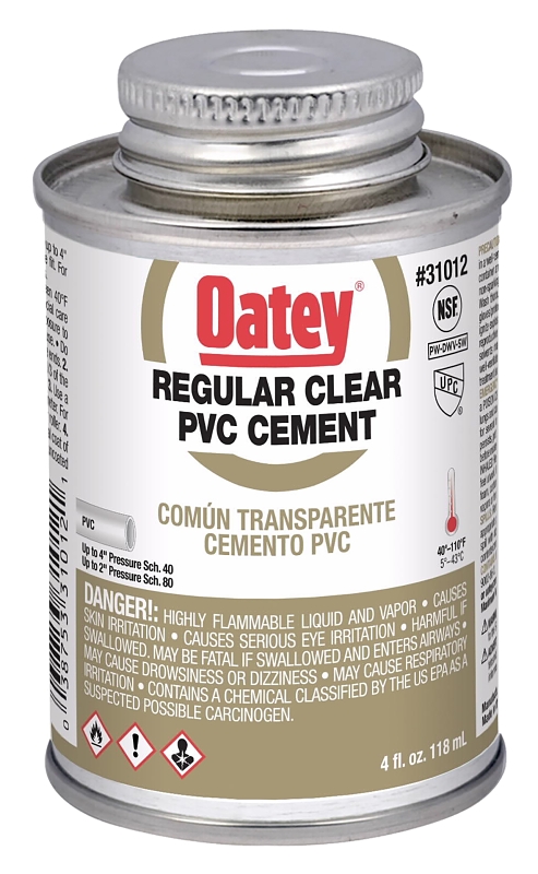PVC CEMENT LOVOC REG CLR 4OZ  