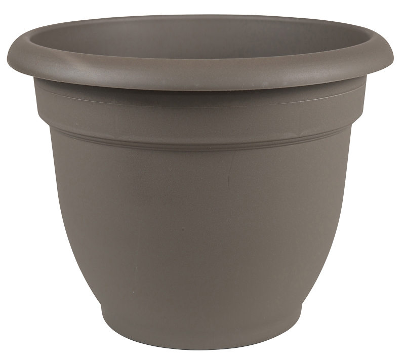 PLANTER CHARCOAL 16IN ARIANA  