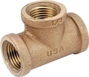 TEE BRASS 1/4FPT              