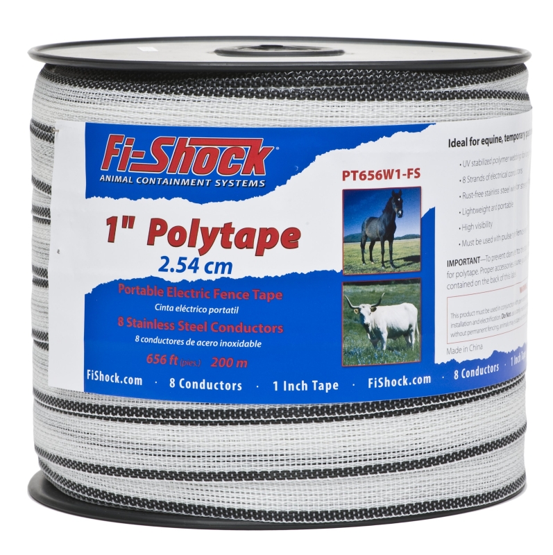 POLYTAPE WHITE 1IN 656FT      