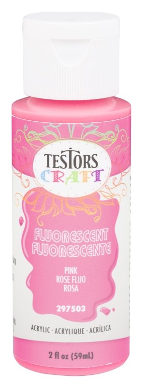 PAINT CRAFT ACRY FLUOR PNK 2OZ