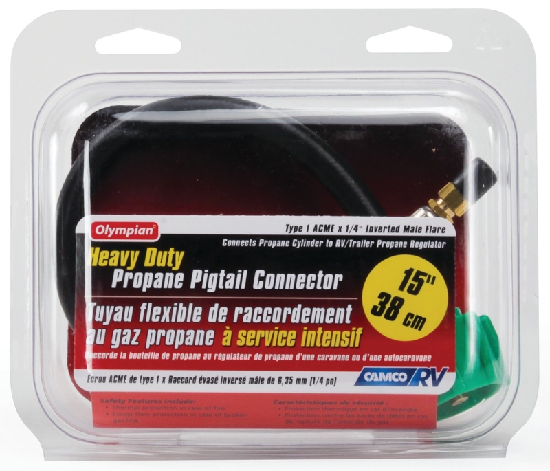 HOSE CONN PROPANE P-TAIL 15IN 