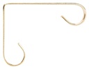 BRACKET PLANT BRS SCROLL 4IN  