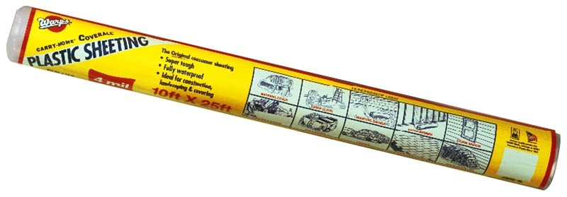 [8359994] POLY FILM DSP 4MIL CLR 10X25FT