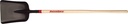 SHOVEL SQ PT LONG WD HDLE 46IN
