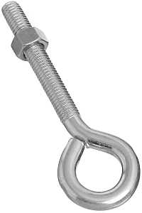 EYE BOLT W/NUT 1/2X6IN ZINC   