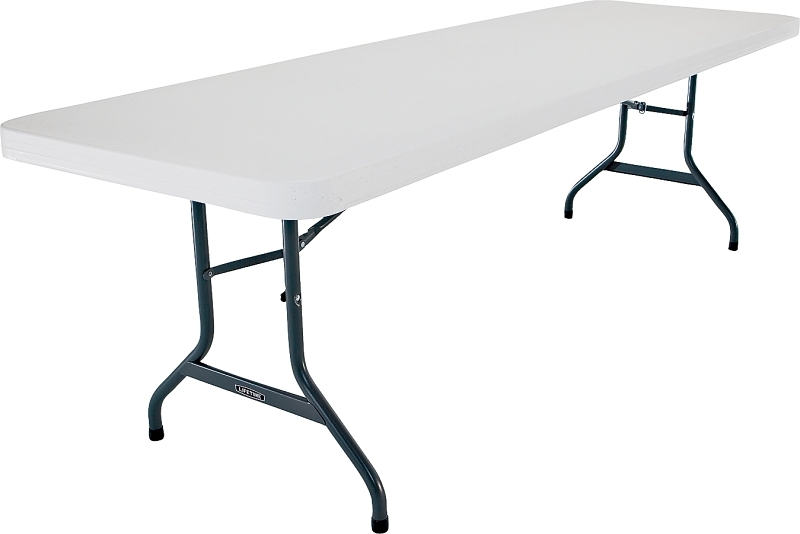 TABLE UTILITY POLY FOLD 8FT   