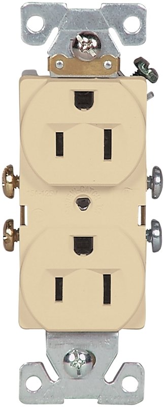RECPT DUPLEX COMM 3WIRE 15A IV