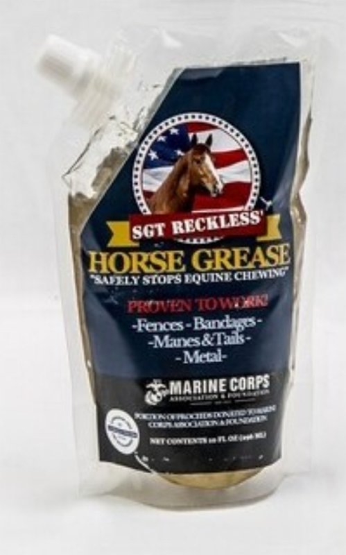 GREASE HORSE W/SPOUT PCH 10OZ 