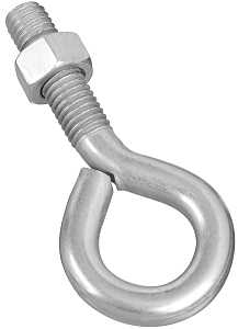 EYE BOLT W/NUT 1/2X4IN ZINC   