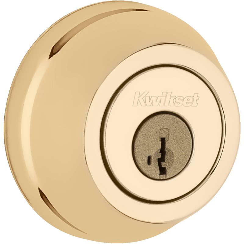 [5989637] DEADBOLT SNGL CYL GRD2 POLBRSS