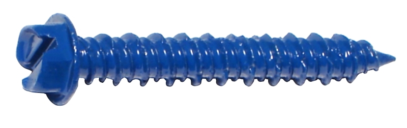 SCREW SLOT HEX BLU 1/4X1-3/4IN