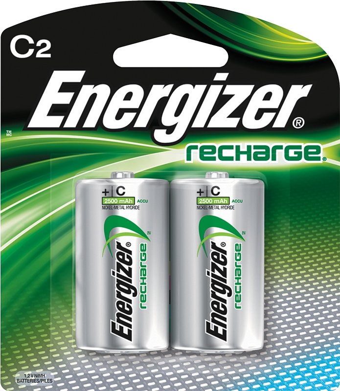 BATTERY RECHARGE NIMH 2PACK C 