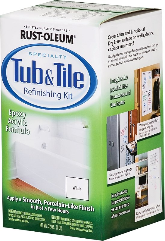 REFINISHING KT TUB TILE WHT QT