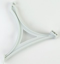 BRACKET SUPPORT SHOE SHELF WHT