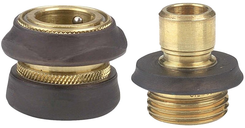 CONNECTOR QUICK SET BRASS     
