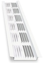 SOFFIT VENT LOUVERED 8FT WHITE