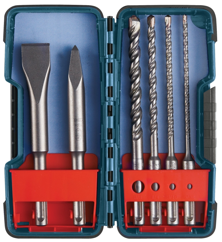 DRILL/CHISEL BITS SDS-PLUS 6PC