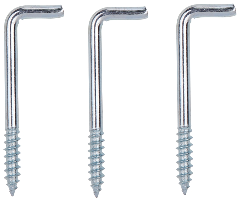 SQUARE SCREW HOOK 2-5/8IN ZP  