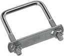 BOLT U SQUARE 5/16X2X3IN ZINC 