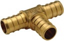 FITTING PEX 1/2 INCH TEE BRASS