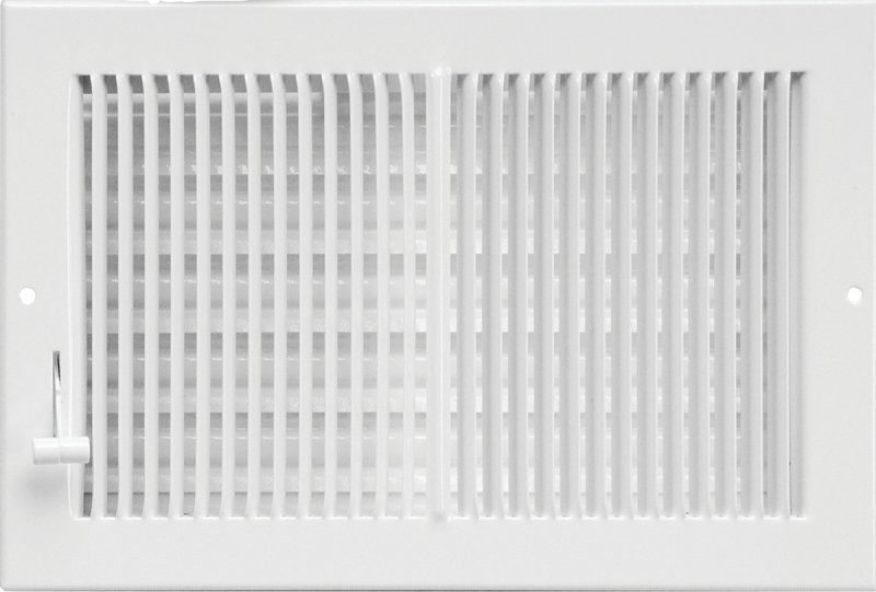 REGISTER SIDEWALL 8X4IN WHT   