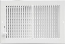 REGISTER SIDEWALL 8X4IN WHT   