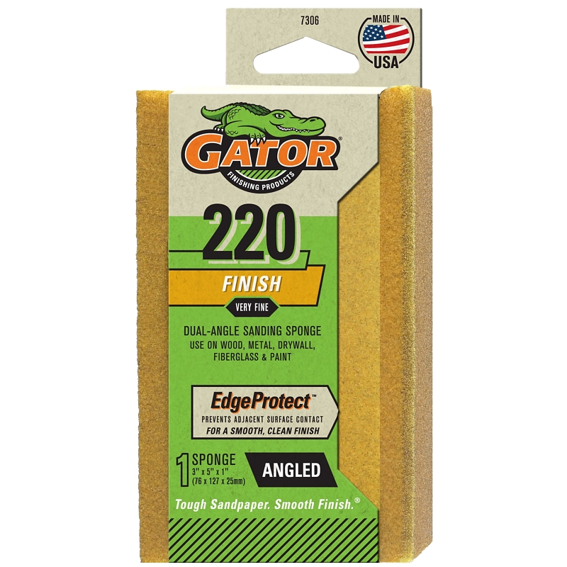 SANDING SPONGE ANGLED 220 GRIT