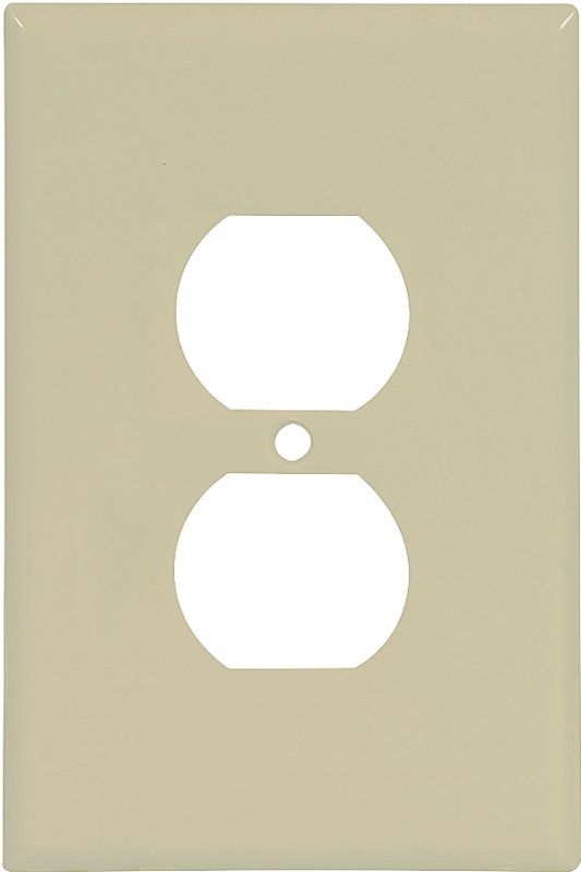 WALLPLATE 1 GANG DPX IVRY 1PK 