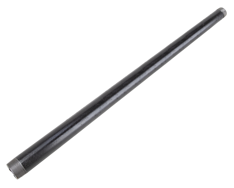 PIPE NIPPLE BLACK 1-1/2X48    