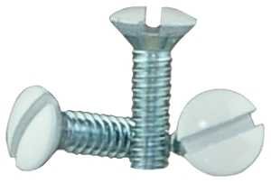 [3937422] SCREWS WALL PLT 6/32X1/2IN WHT