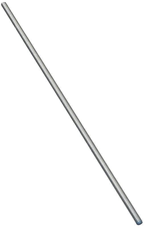 [5524202] STEEL ROD THRD ZN BLU1/4-20X24