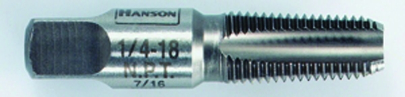 TAP PIPE TAPER 1/4IN-18NPT HCS