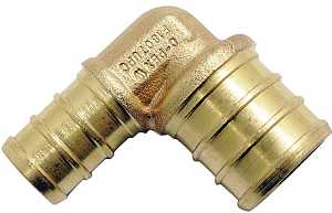 FITTING PEX 1/2X3/4IN BRS ELL 