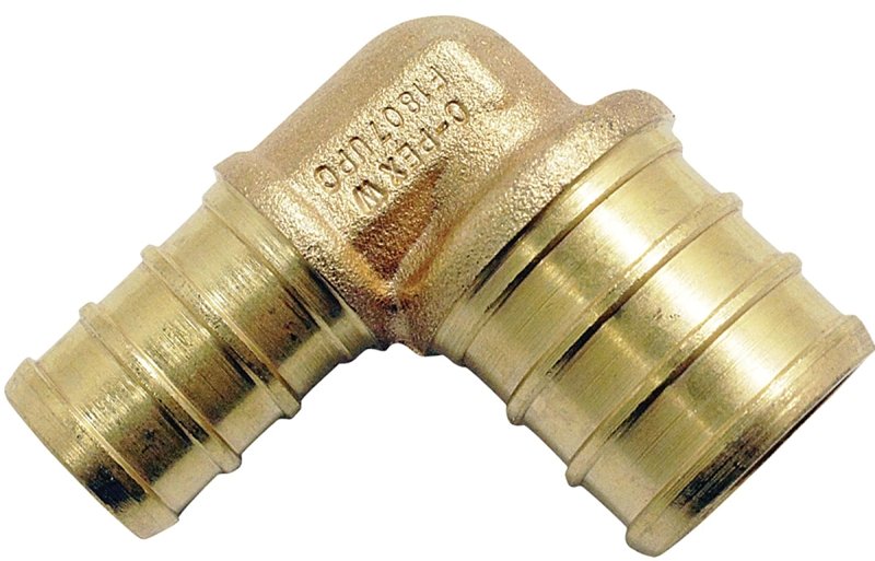 FITTING PEX 1/2X3/4IN BRS ELL 