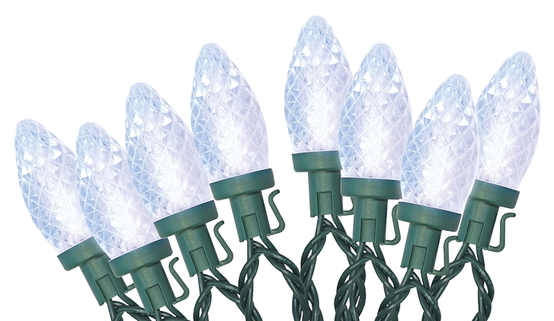 LIGHT SPOOL C9 LED FACETD CWHT