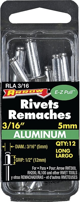 RIVET LONG ALUM 3/16X1/2IN    