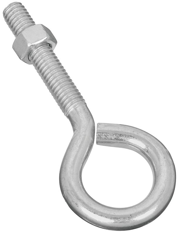 EYE BOLT W/NUT 3/8X4IN ZINC   