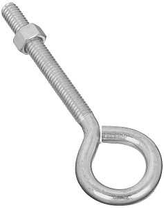 EYE BOLT W/NUT 3/8X5IN ZINC   