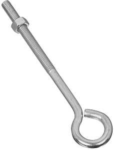 EYE BOLT W/NUT 5/16X6IN ZINC  