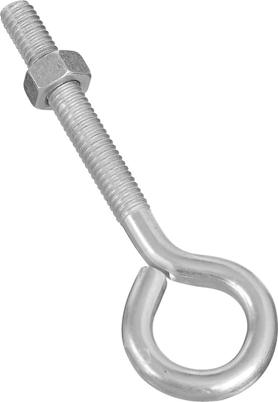 EYE BOLT W/NUT 5/16X4IN ZINC  