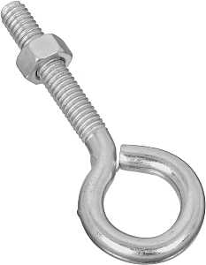 EYE BOLT W/NUT 5/16X3-1/4 ZNC 