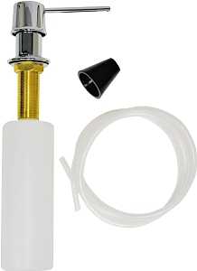 SOAP DISPENSER CURVED CHROME  