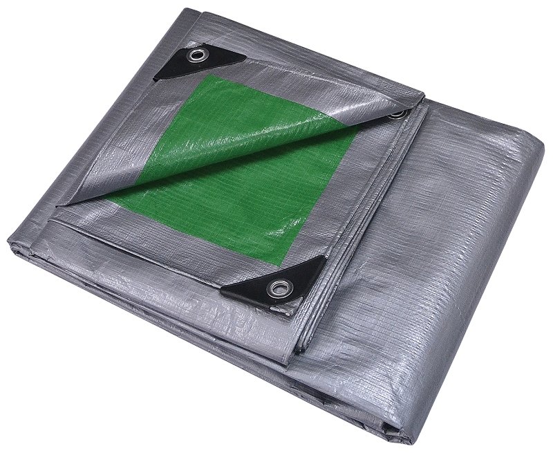 TARP HD GREEN/SILVER 9X12FT   