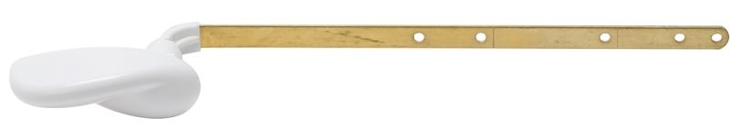 TOILET FLUSH LEVER WHITE EURO 