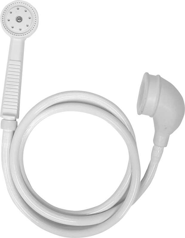 SHOWERHEAD HAND HELD WHITE    