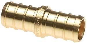 COUPLER PEX 1/2IN BRASS 10PK  