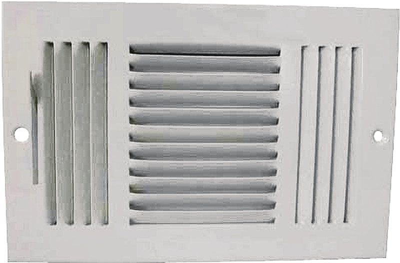 [2754158] REGISTER SIDEWALL 3WY 10X6 WHT