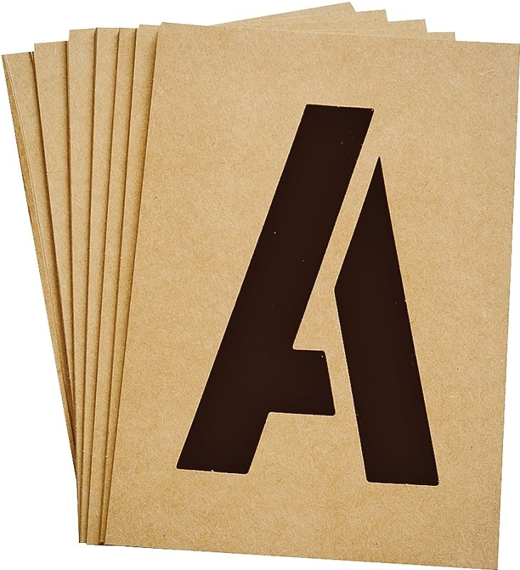 [6303507] STENCIL NUMBER/LETTER 5IN KIT 