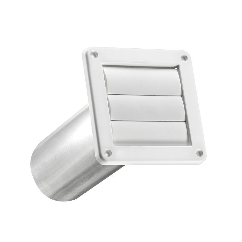 [6753636] HOOD VENT DRYER PLSTC 4 IN WHT
